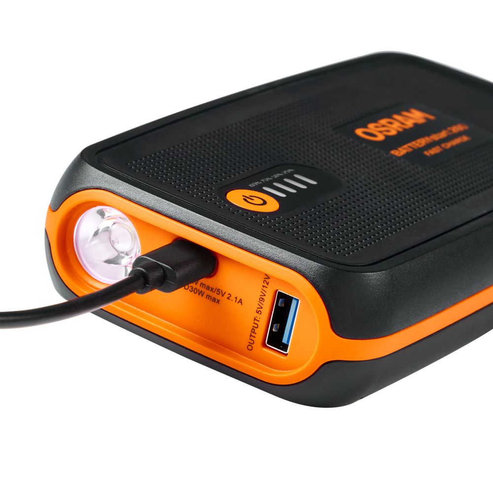 OSRAM Kfz-Starthilfegerät BATTERYstart 260, 12 V, 1000 A, 9.000 mAh, LiCoO2-Batterie