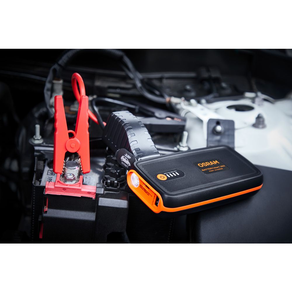 OSRAM Kfz-Starthilfegerät BATTERYstart 360, 12 V, 1500 A, 13.000 mAh, LiCoO2-Batterie