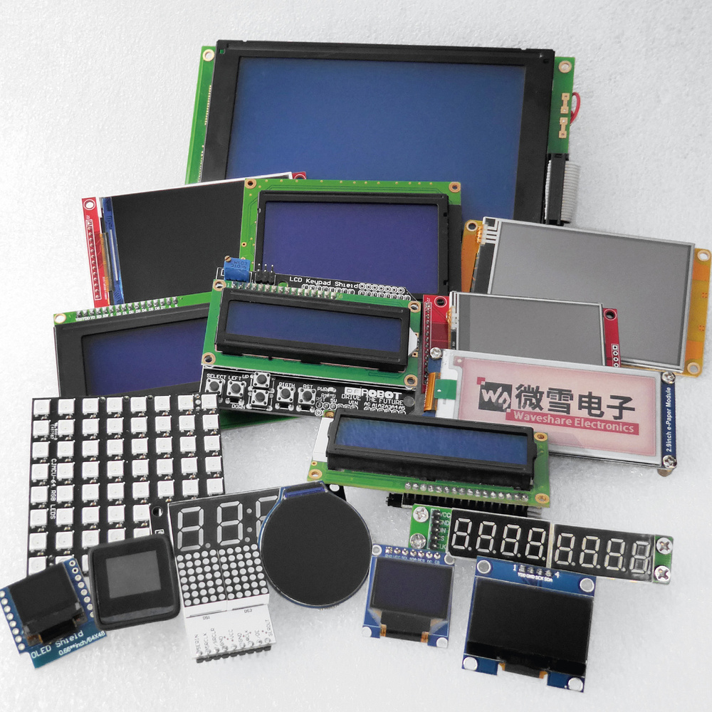 Displays am Mikrocontroller - von Schnittstellen und Chipsätzen bis zum GUI-Editor