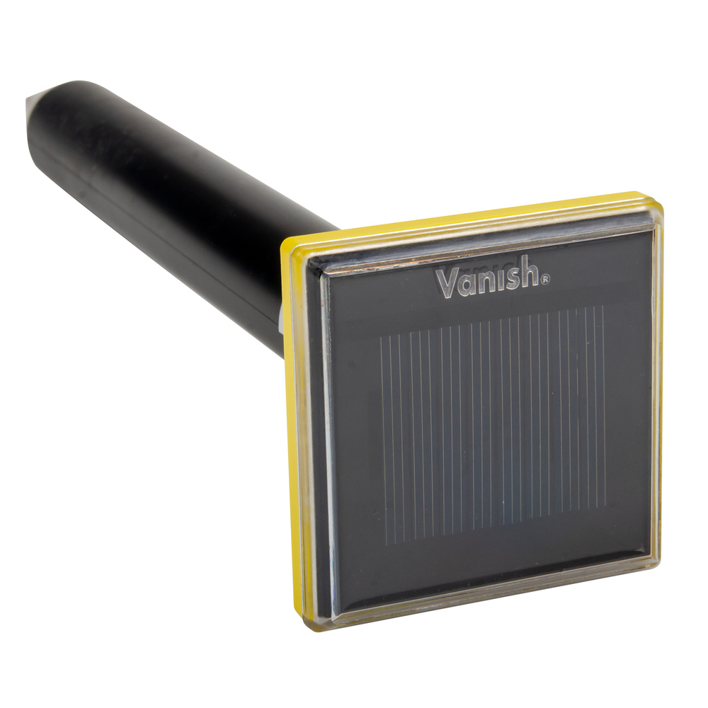 Vanish 4er-Spar-Set Solar-Maulwurfvertreiber MVT-2, Schallimpuls, Solarbetrieb, IP65