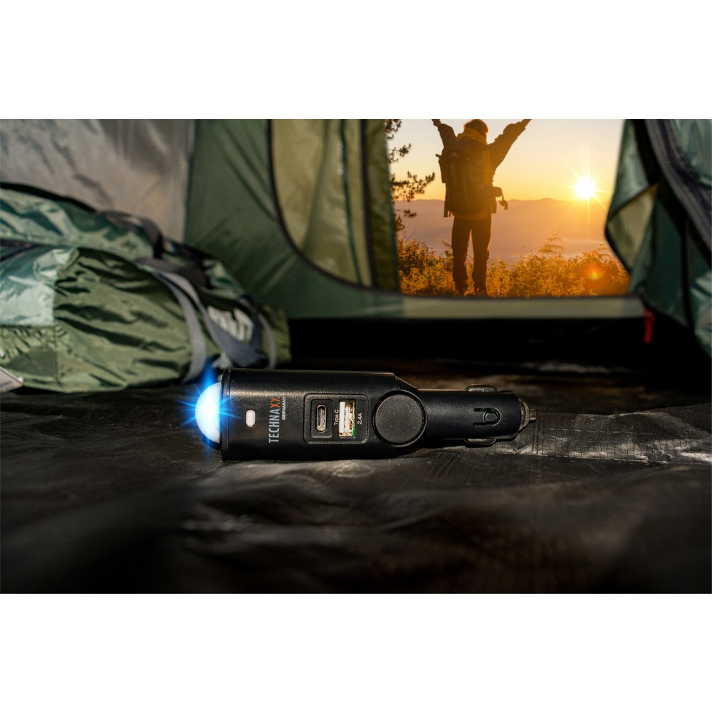 Technaxx Autoalarm TX-168 Pro, Motorraum-Sirene, PIR-Bewegungssensor, bis zu 7 Tage Überwachung