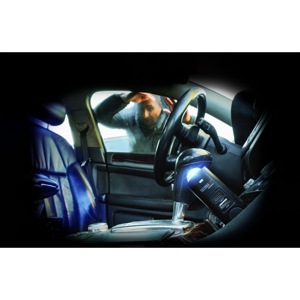 Technaxx Autoalarm TX-168 Pro, Motorraum-Sirene, PIR-Bewegungssensor, bis zu 7 Tage Überwachung