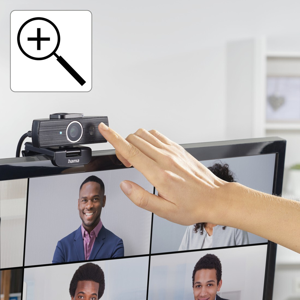 hama PC-Webcam C-900 Pro, 8,3 MP, 4K, 30 fps, 89° Blickwinkel