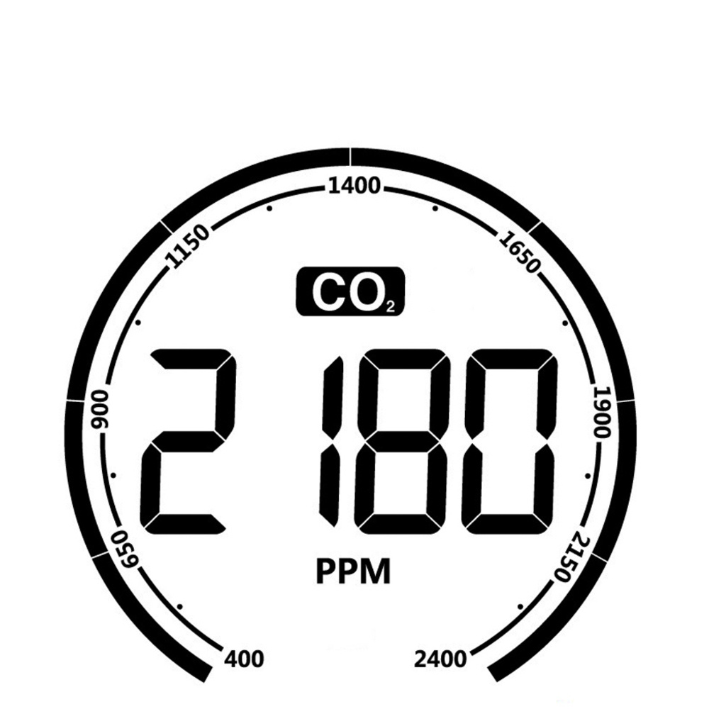 technoline Luftgüte-Monitor WL1035 - CO2, TVOC, Feinstaub, Temperatur, Luftfeuchte, Ampel-Anzeigen