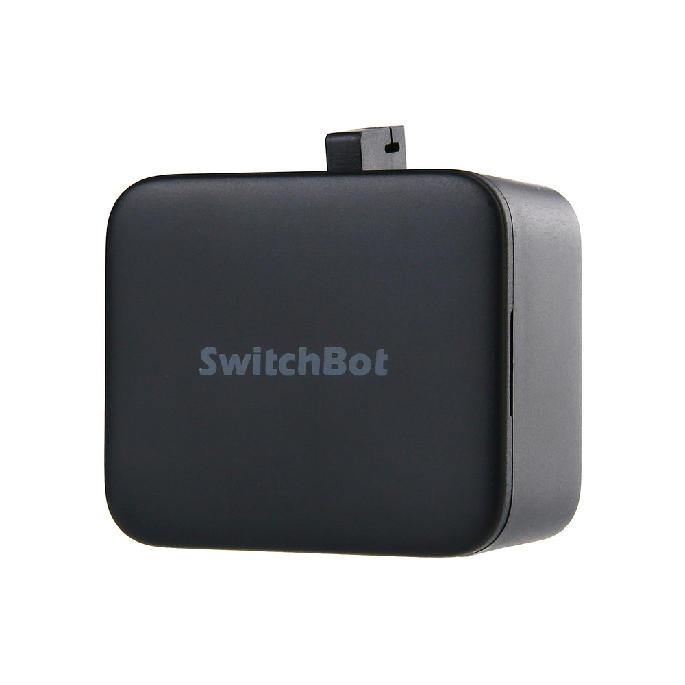 SwitchBot Smarter Tastendrücker, flexibel anbringbar, Bluetooth, App, schwarz