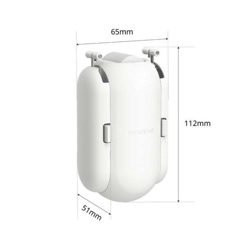 SwitchBot smarter Gardinenmotor U-Rail 2, Bluetooth, App, weiß