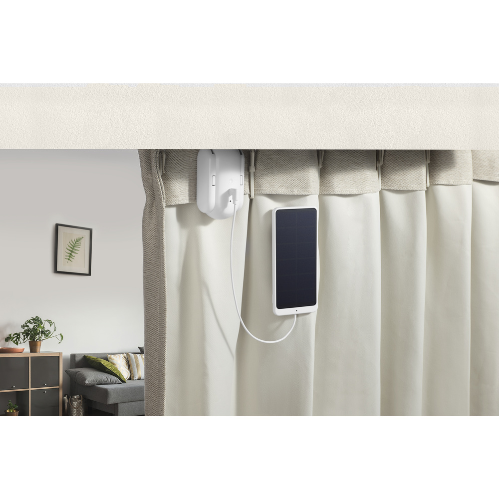 SwitchBot smarter Gardinenmotor Rod-Pole 2, Bluetooth, App, weiß
