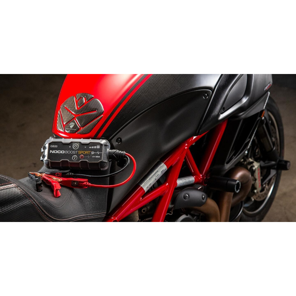 Noco Genius Kfz-Starthilfegerät GB20, 12 V, 400 A, mit Powerbank-Funktion, 4 l Hubraum, IP65
