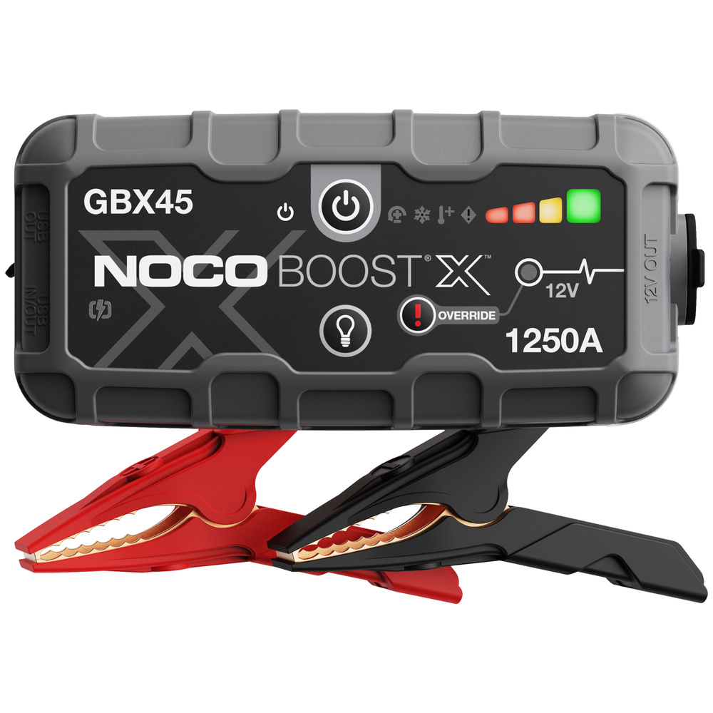 Noco Genius Kfz-Starthilfegerät GBX45, 12 V, 1250  A, Powerbank-Funktion mit PD 3.0, IP65