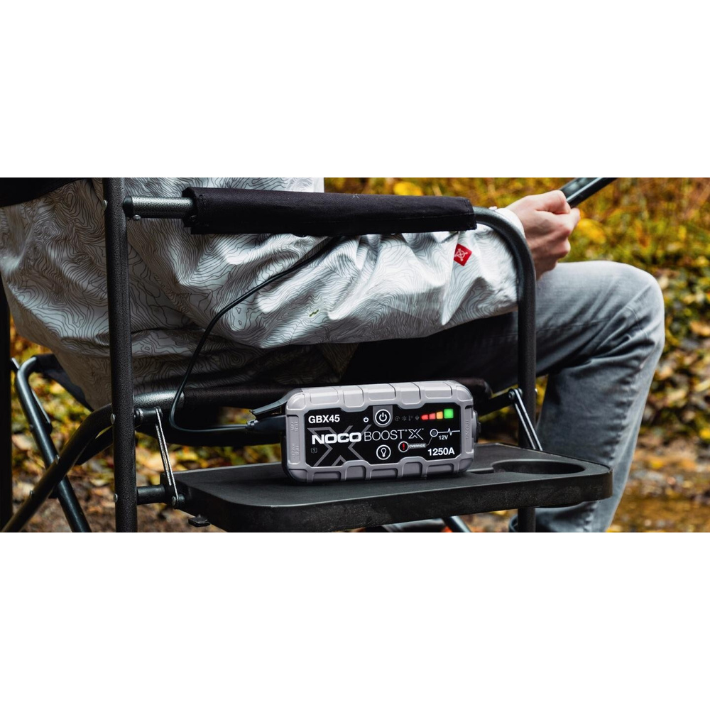 Noco Genius Kfz-Starthilfegerät GBX45, 12 V, 1250  A, Powerbank-Funktion mit PD 3.0, IP65