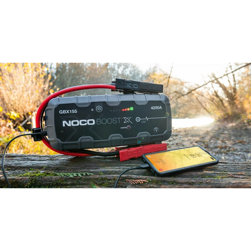 Noco Genius Kfz-Starthilfegerät GBX155, 12 V, 4250 A, Powerbank-Funktion mit PD 3.0, IP65