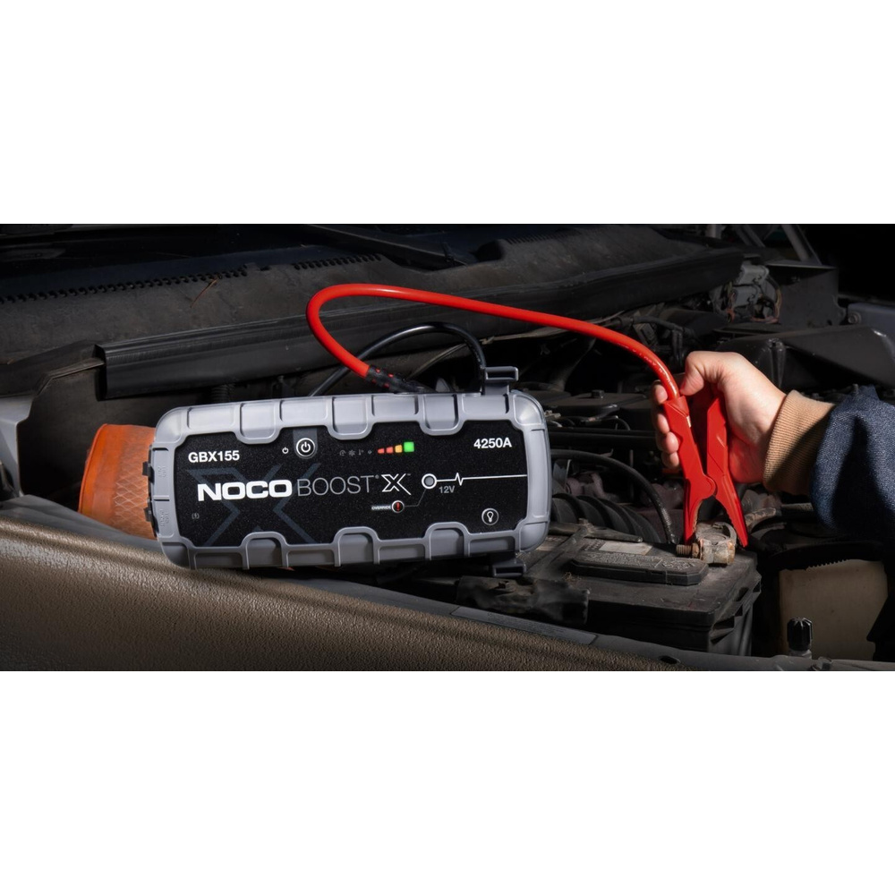 Noco Genius Kfz-Starthilfegerät GBX155, 12 V, 4250 A, Powerbank-Funktion mit PD 3.0, IP65