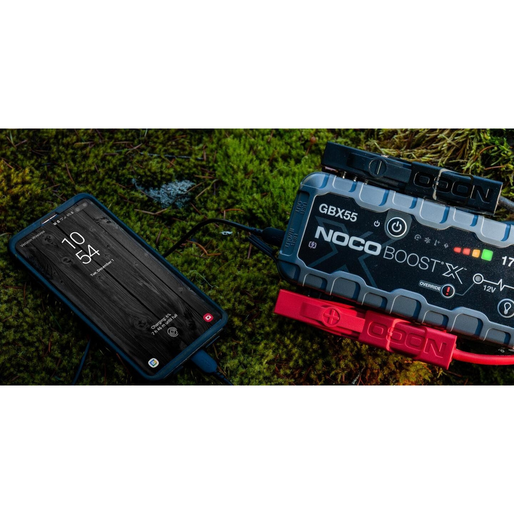 Noco Genius Kfz-Starthilfegerät GBX55, 12 V, 1750  A, Powerbank-Funktion mit PD 3.0, IP65