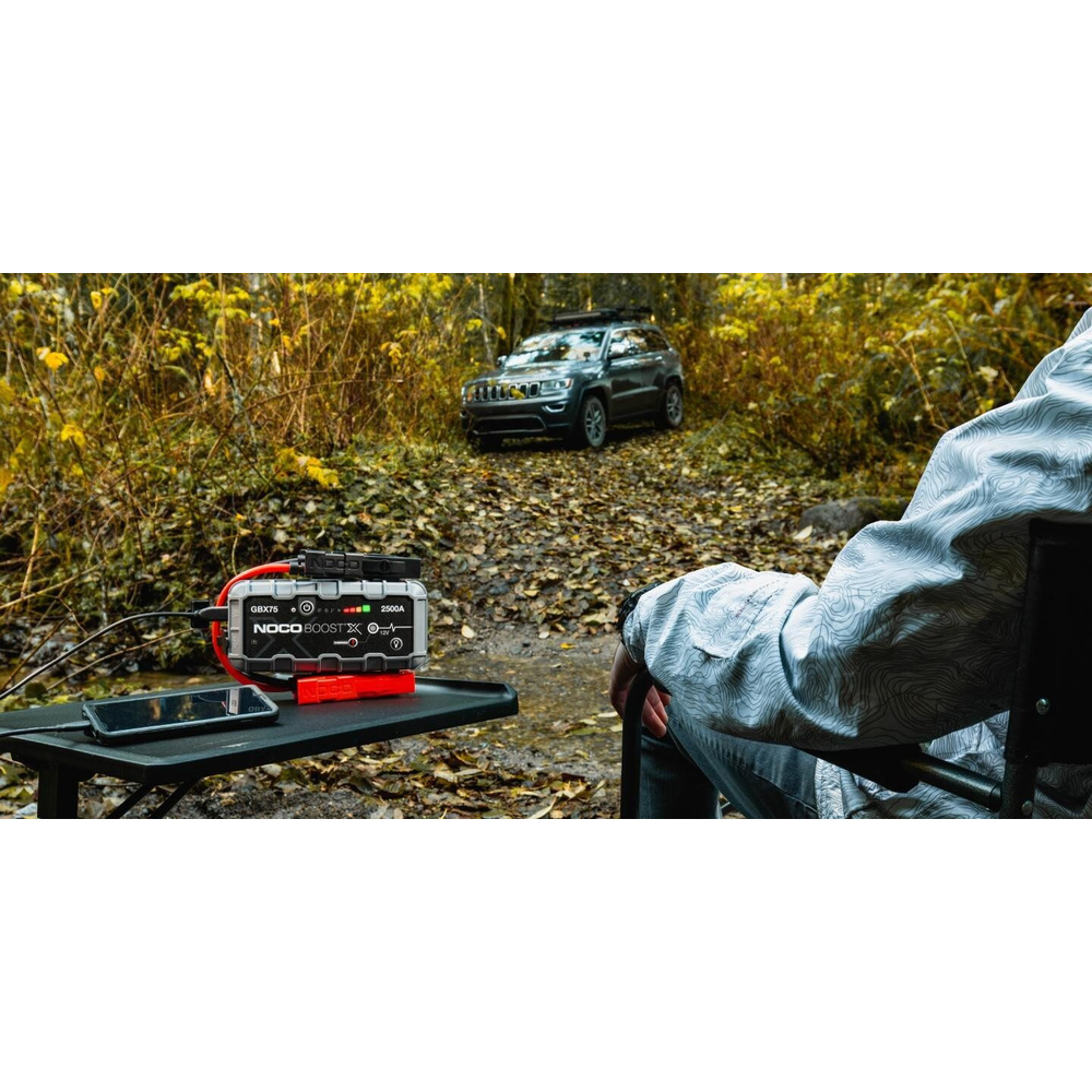 Noco Genius Kfz-Starthilfegerät GBX75, 12 V, 2500  A, Powerbank-Funktion mit PD 3.0, IP65