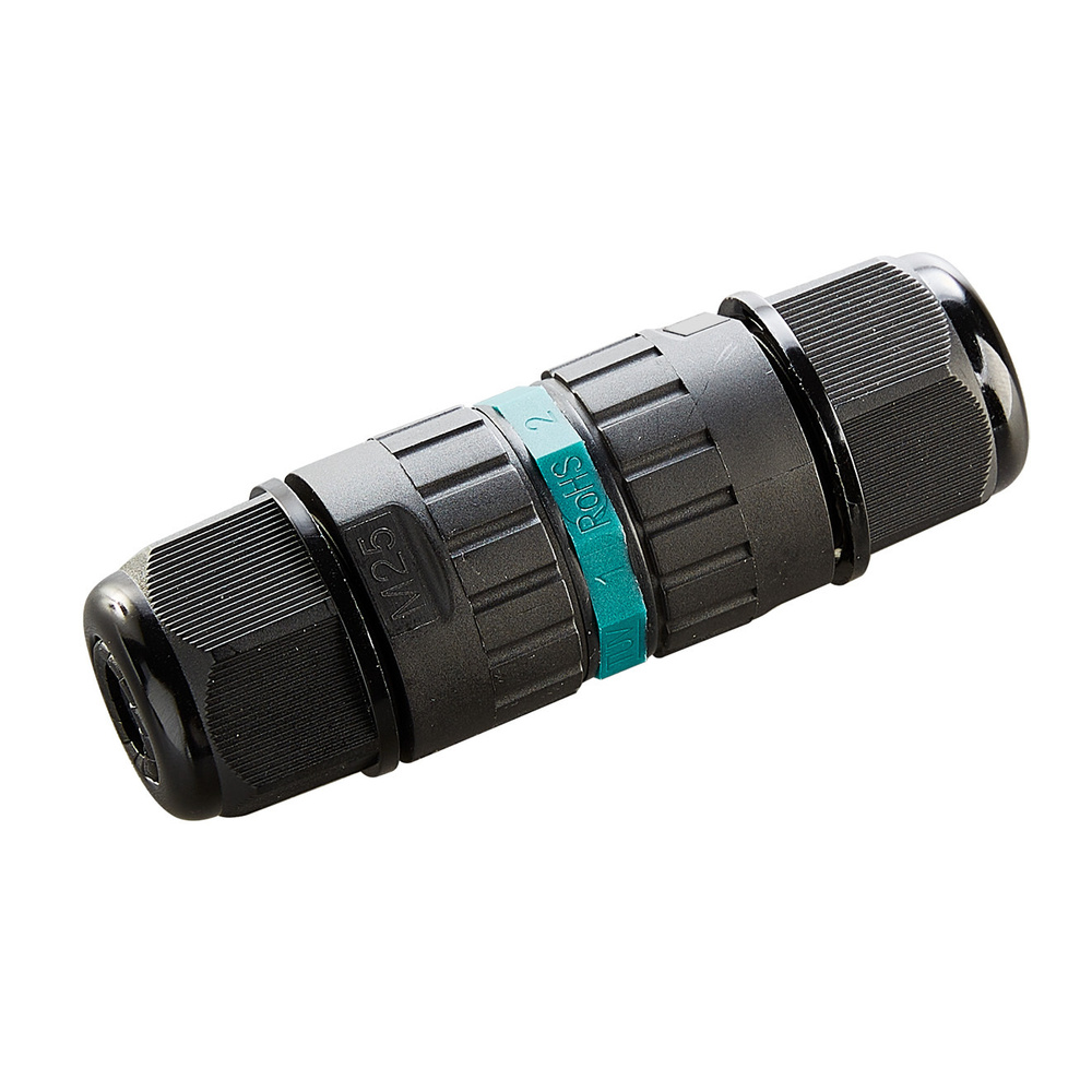Heitronic Kabelverbinder mit Steckklemmen für 5-polige Kabel, für Kabeldurchmesser 10-14 mm, IP68