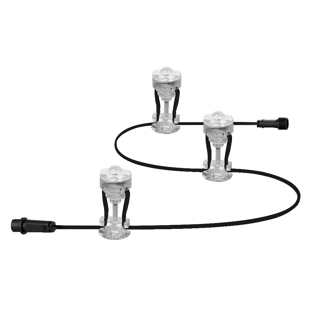 LEDVANCE SMART+ WiFi 0,7-W-LED-Gartenspots GARDEN DOT Erweiterungs-Set, 110 lm, RGB, IP65, 3 Stück