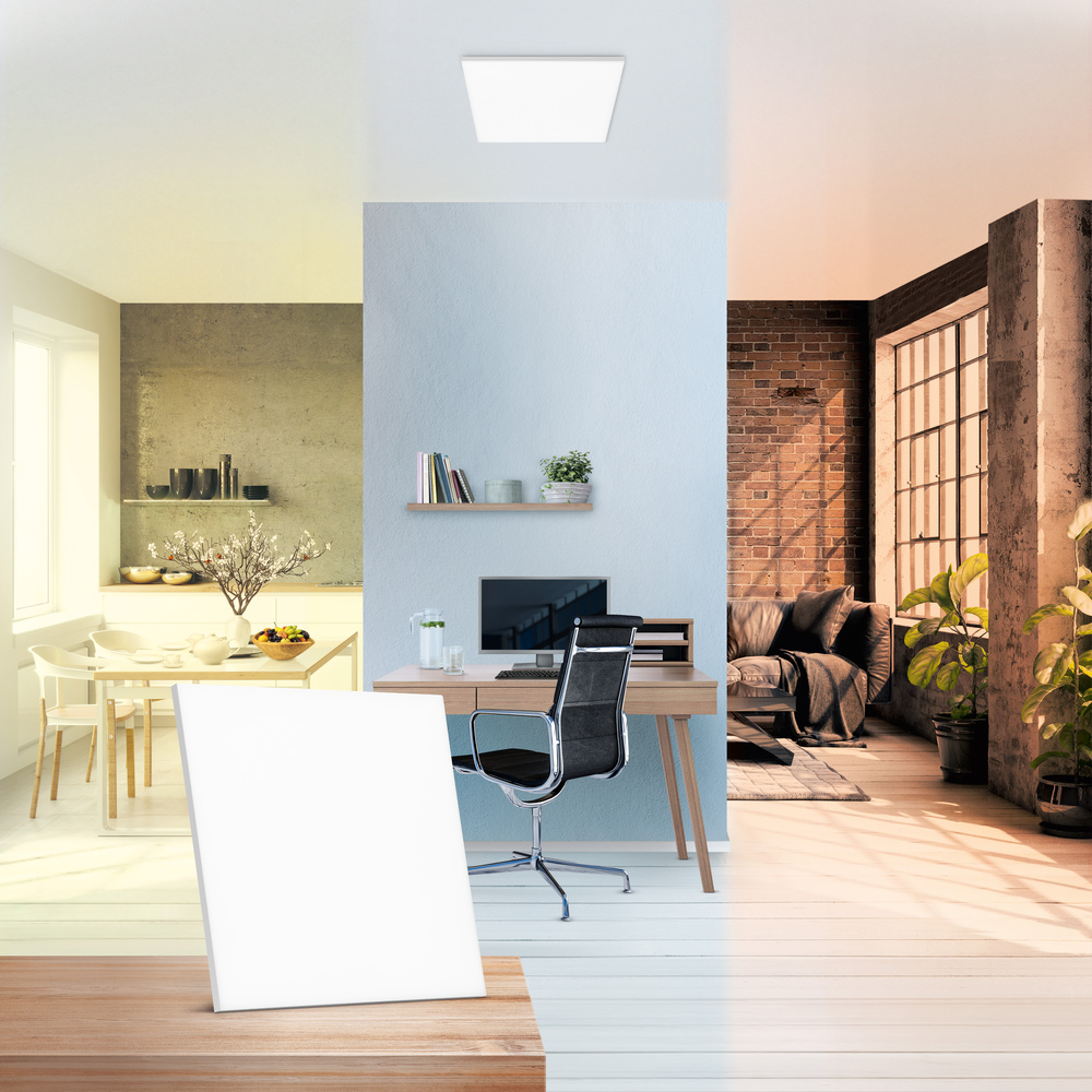 LEDVANCE SMART+ WiFi SUN@HOME 35-W-Vollspektrum-LED-Leuchte PLANON FRAMELESS, 60 x 60 cm, 2300 lm