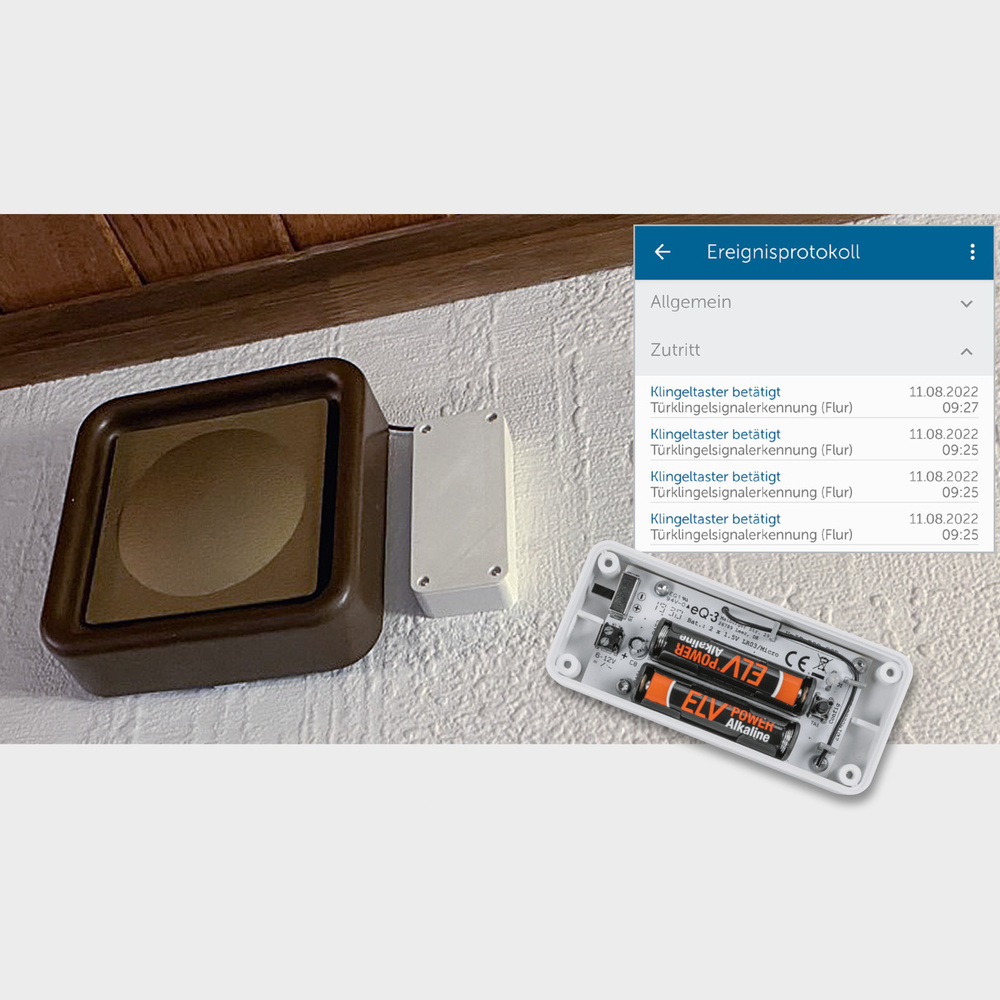 3D-Druck-Gehäuse und Integration in die App für die Homematic IP Klingelsignalerkennung HmIP-DSD-PCB