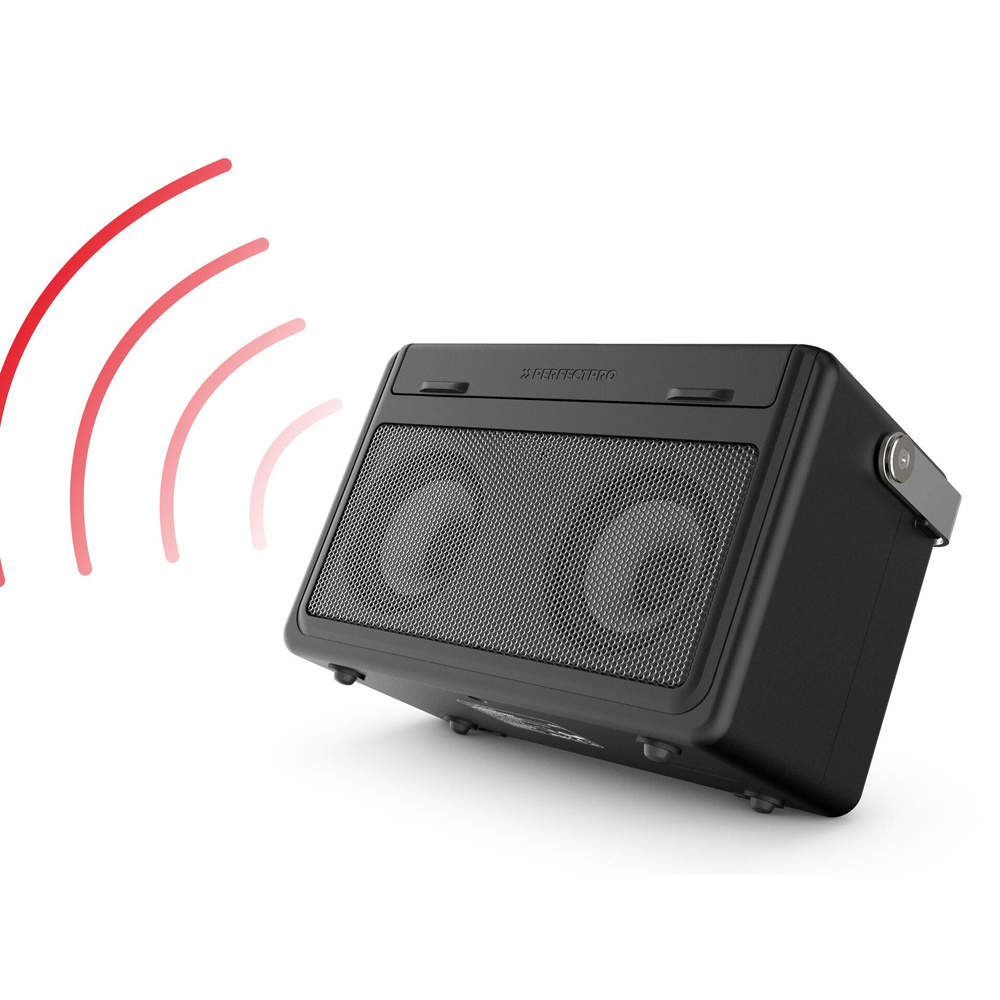 PerfectPro Outdoor-/Baustellenradio AUDISSE, DAB+/UKW/Internetradio, Bluetooth, Powerbank-Funktion