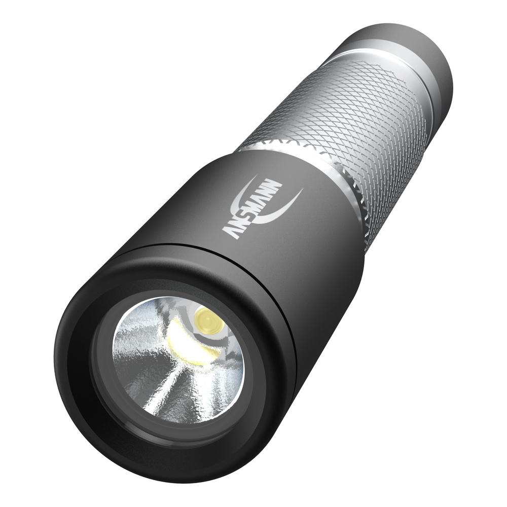 Ansmann LED-Taschenlampe 50B, 3 W, 55 lm, 6000 K, 36 m Leuchtweite