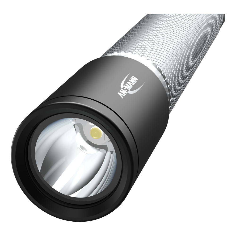 Ansmann LED-Taschenlampe 150B, 3 W, 150 lm, 6000 K, 101 m Leuchtweite