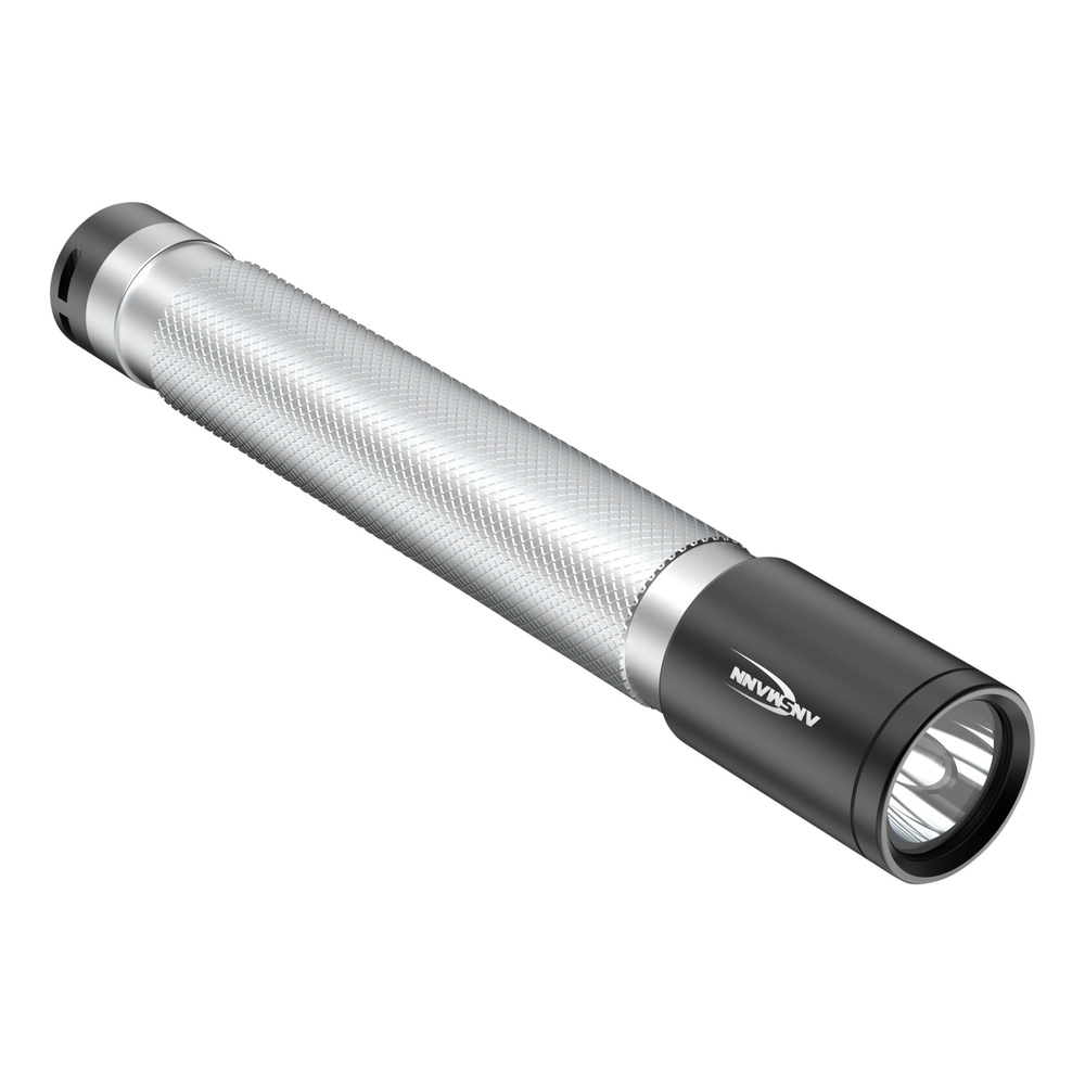 Ansmann LED-Taschenlampe 150B, 3 W, 150 lm, 6000 K, 101 m Leuchtweite