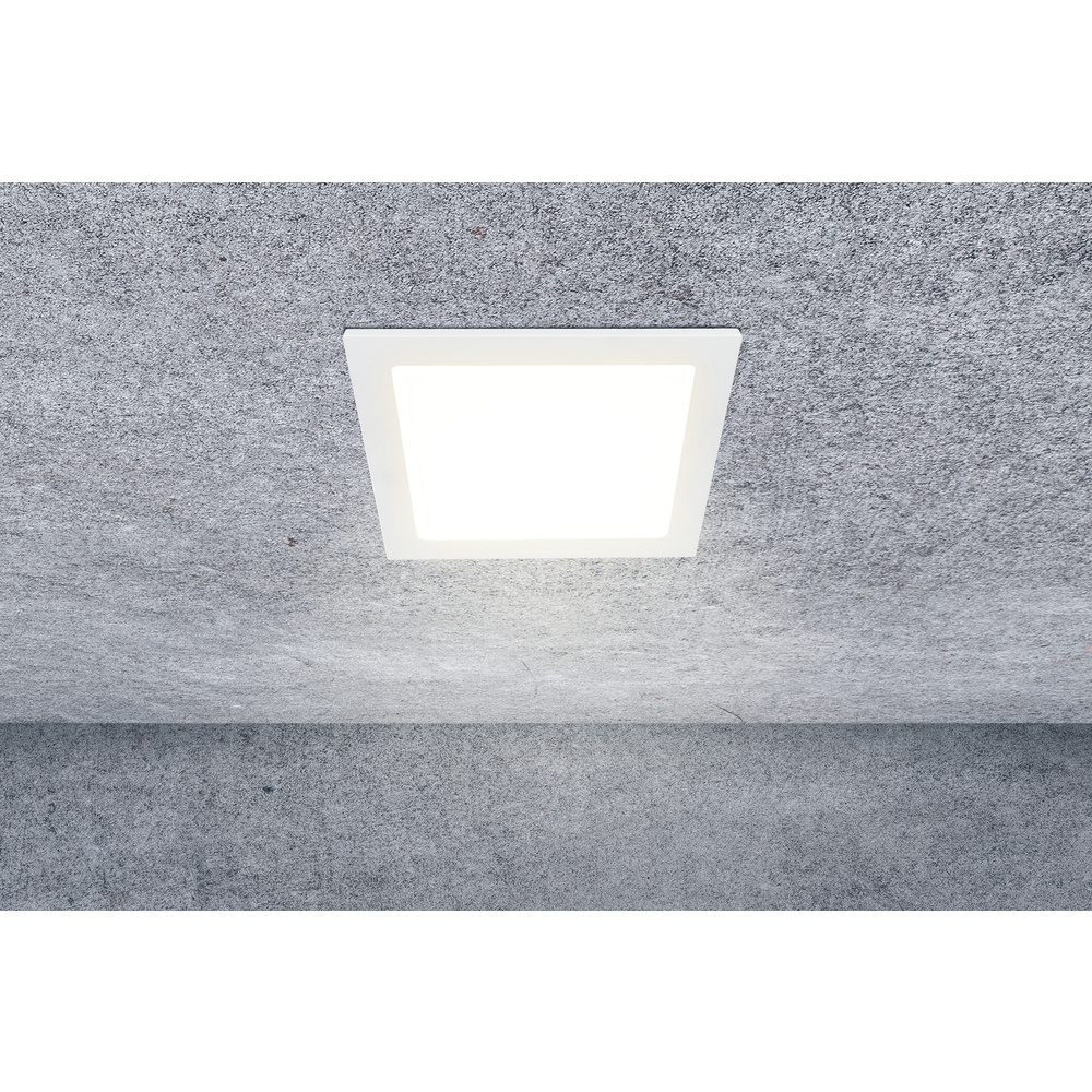 HEITRONIC 20-W-LED-Einbaustrahler LE MANS, 1800 lm, 3000/4000/6000 K, dimmbar, IP44, eckig