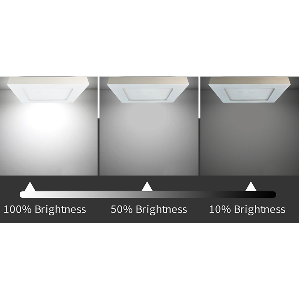 HEITRONIC 20-W-LED-Einbaustrahler LE MANS, 1800 lm, 3000/4000/6000 K, dimmbar, IP44, eckig