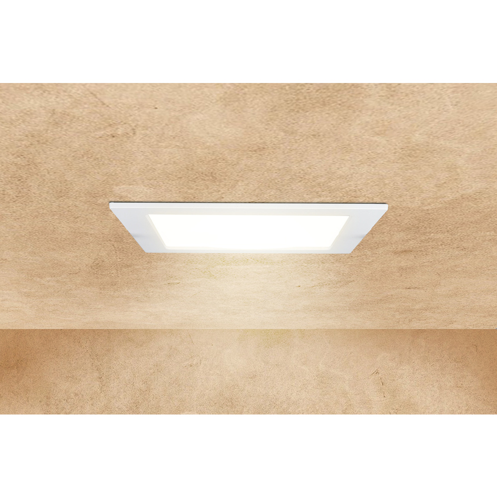 HEITRONIC 20-W-LED-Einbaustrahler LE MANS, 1800 lm, 3000/4000/6000 K, dimmbar, IP44, eckig