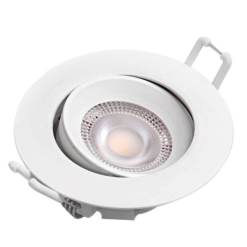 insatech 5-W-LED-Einbaustrahler IVO, 390 lm, 3000 K, nicht dimmbar, schwenkbar, IP20