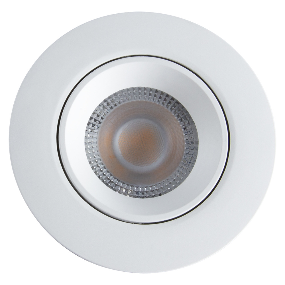 insatech 5-W-LED-Einbaustrahler IVO, 390 lm, 3000 K, nicht dimmbar, schwenkbar, IP20