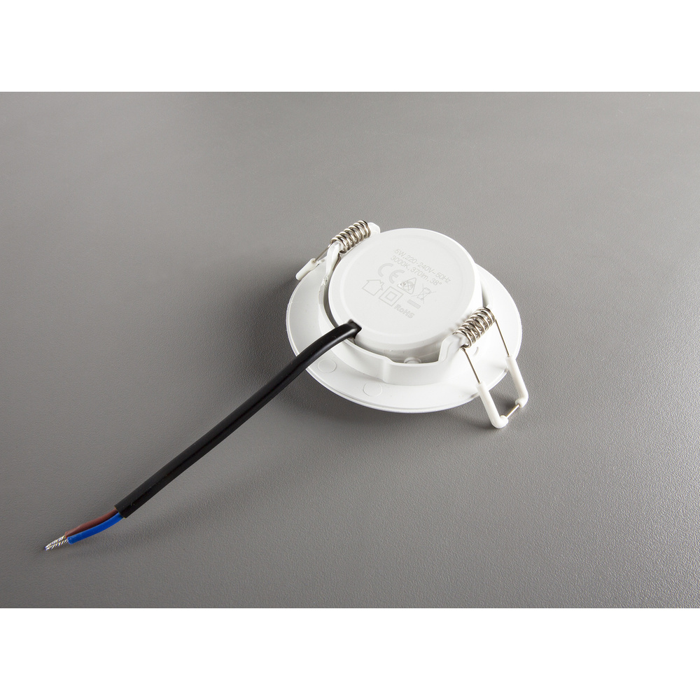 insatech 5-W-LED-Einbaustrahler IVO, 390 lm, 3000 K, nicht dimmbar, schwenkbar, IP20