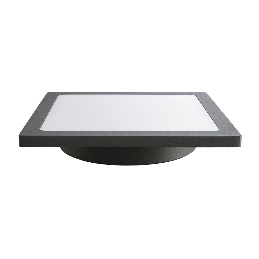 HEITRONIC 15-W-LED-Wand-/Deckenleuchte TELLA, 1000 lm, 3000 K, Aluminium, opale Abdeckung, eckig