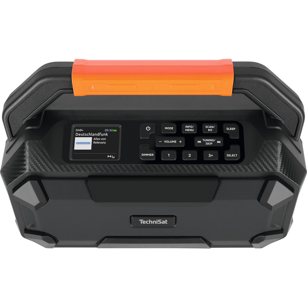 TechniSat Baustellenradio DigitRadio 231 OD, DAB+/UKW, kompatibel mit 18-V-Bosch/Makita/DeWalt-Akkus
