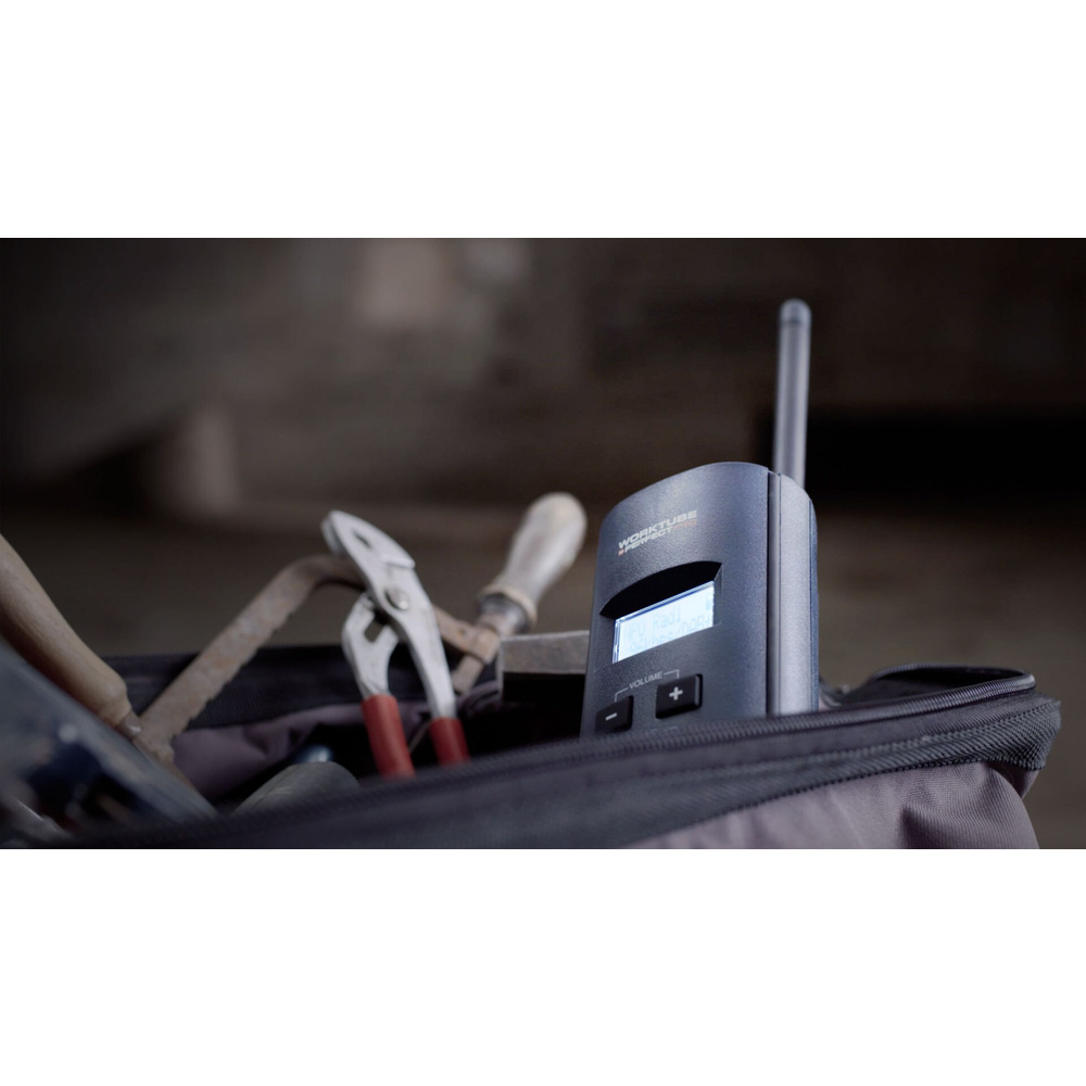 PerfectPro Portables Outdoor-/Baustellenradio WORKTUBE, DAB+/UKW, Bluetooth-Streaming,Stereo-Pairing