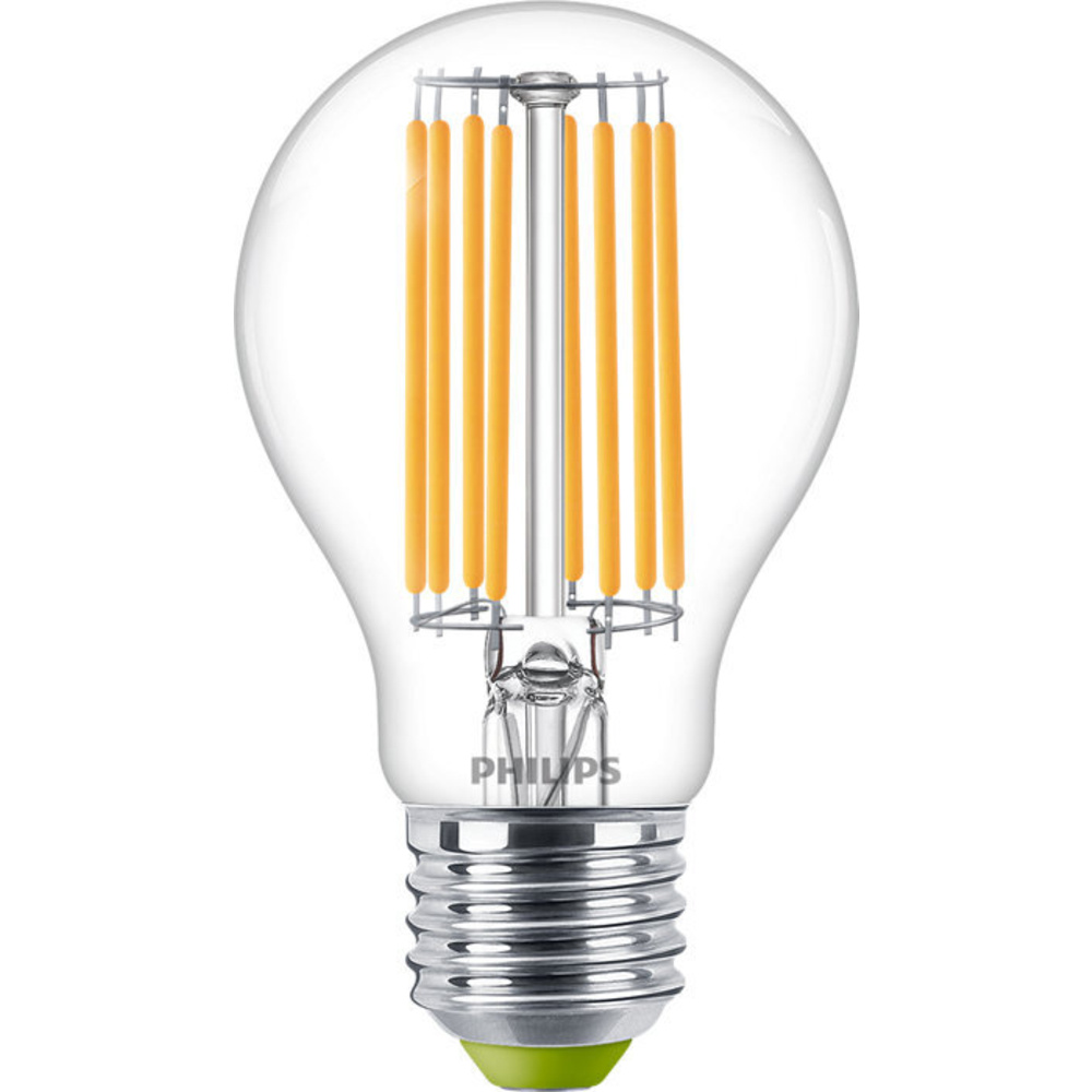 Philips Hocheffiziente 4-W-Filament-LED-Lampe LEDbulb UE A60, E27, 840 lm, 3000 K, 210 lm/W, EEK A