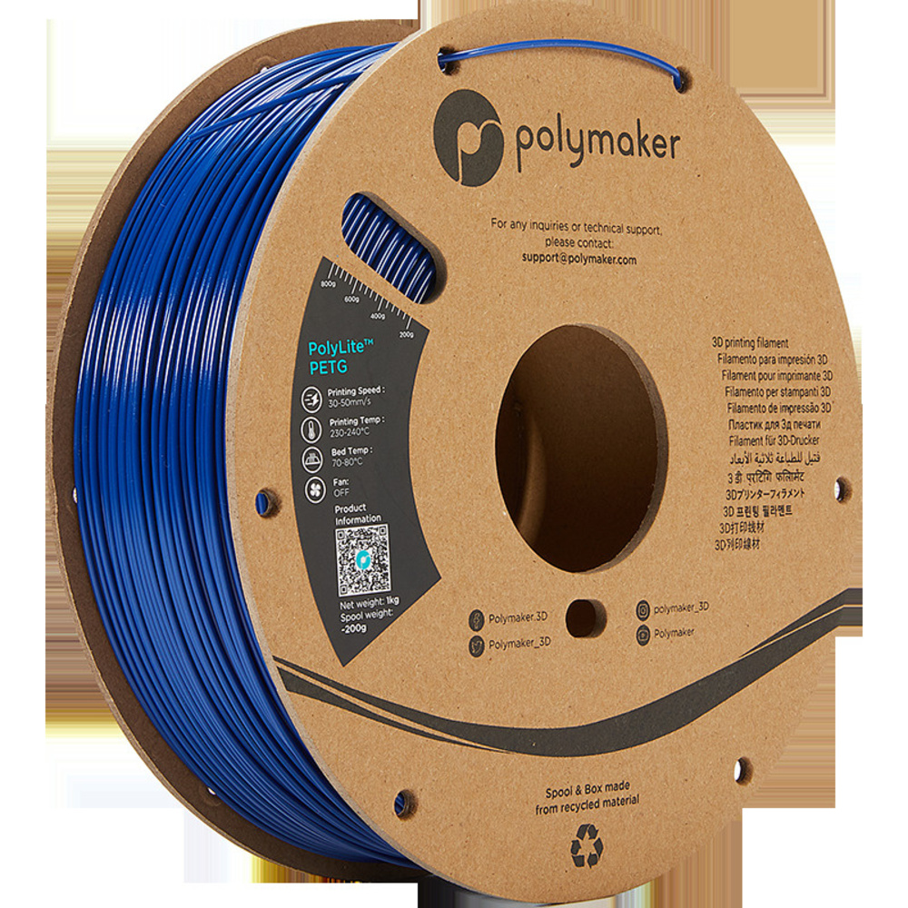 Polymaker PETG-Filament PolyLite, 1,75 mm, blau