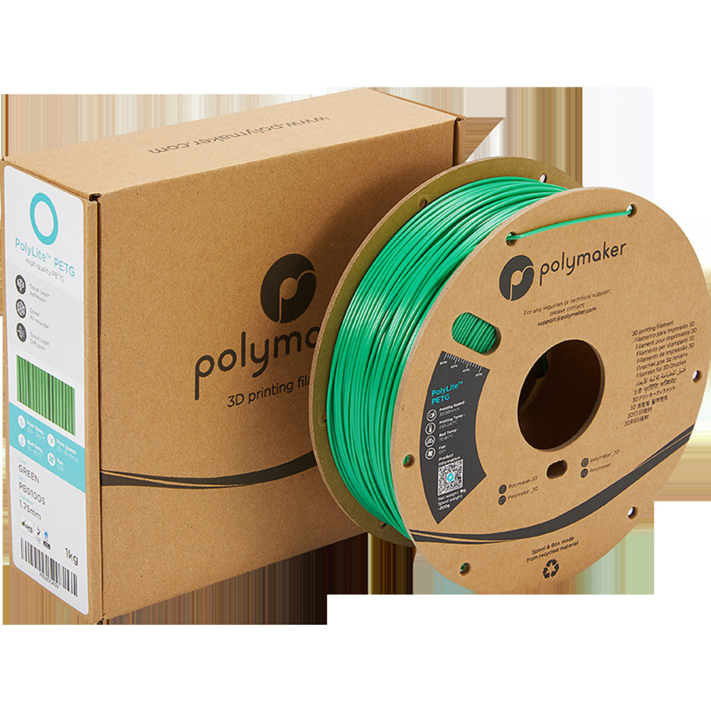 Polymaker PETG-Filament PolyLite, 1,75 mm, grün 1 kg