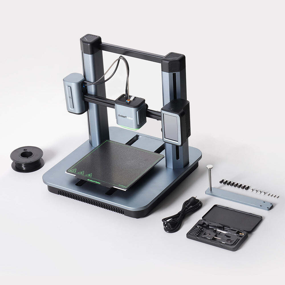 AnkerMake FFF-3D-Drucker M5, mit KI-Live-Kamera, WiFi- und Smartphone-Anbindung, Auto-Nivellierung