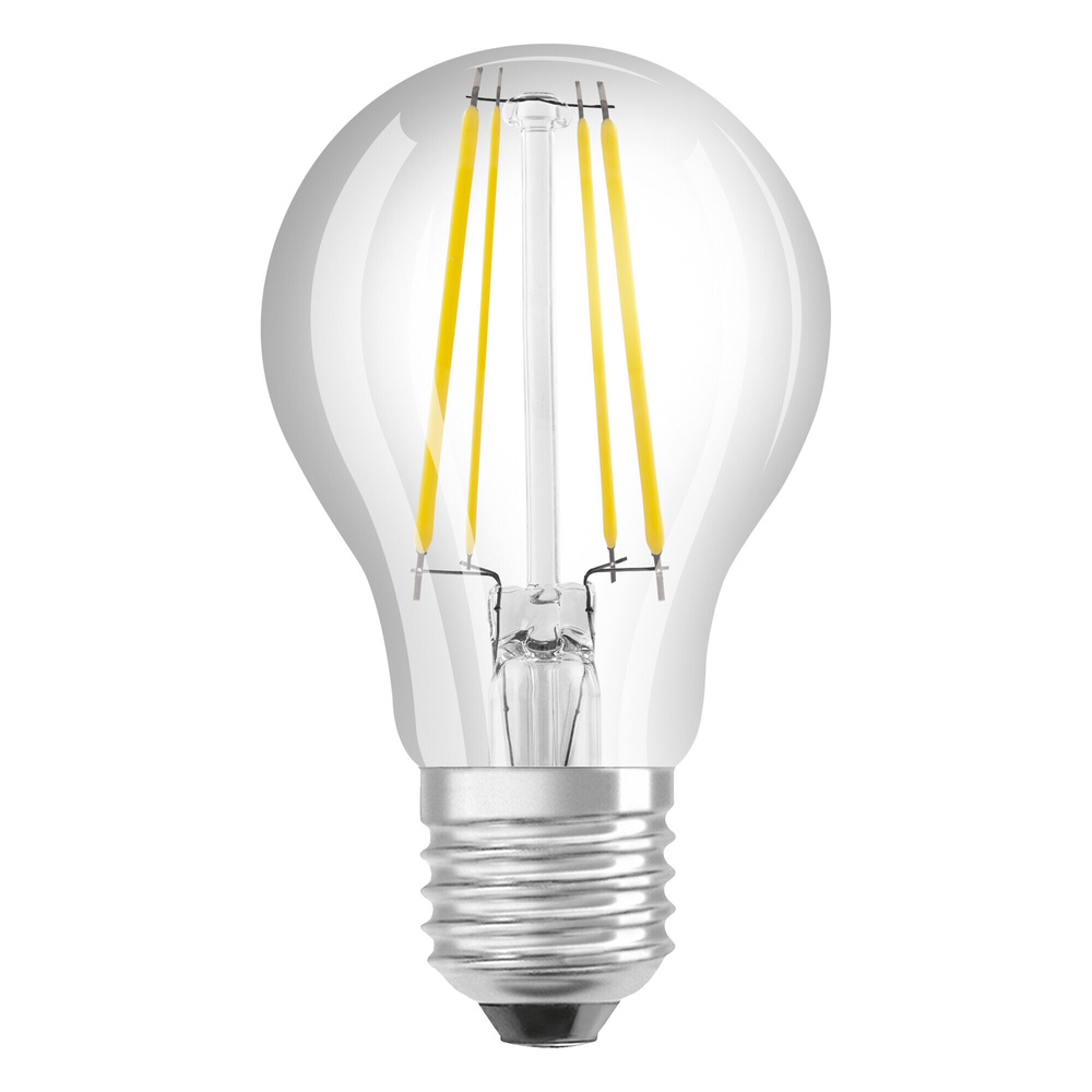 OSRAM Hocheffiziente 2,5-W-Filament-LED-Lampe A40, E27, 470 lm, warmweiß, 3000 K, 213 lm/W, EEK A