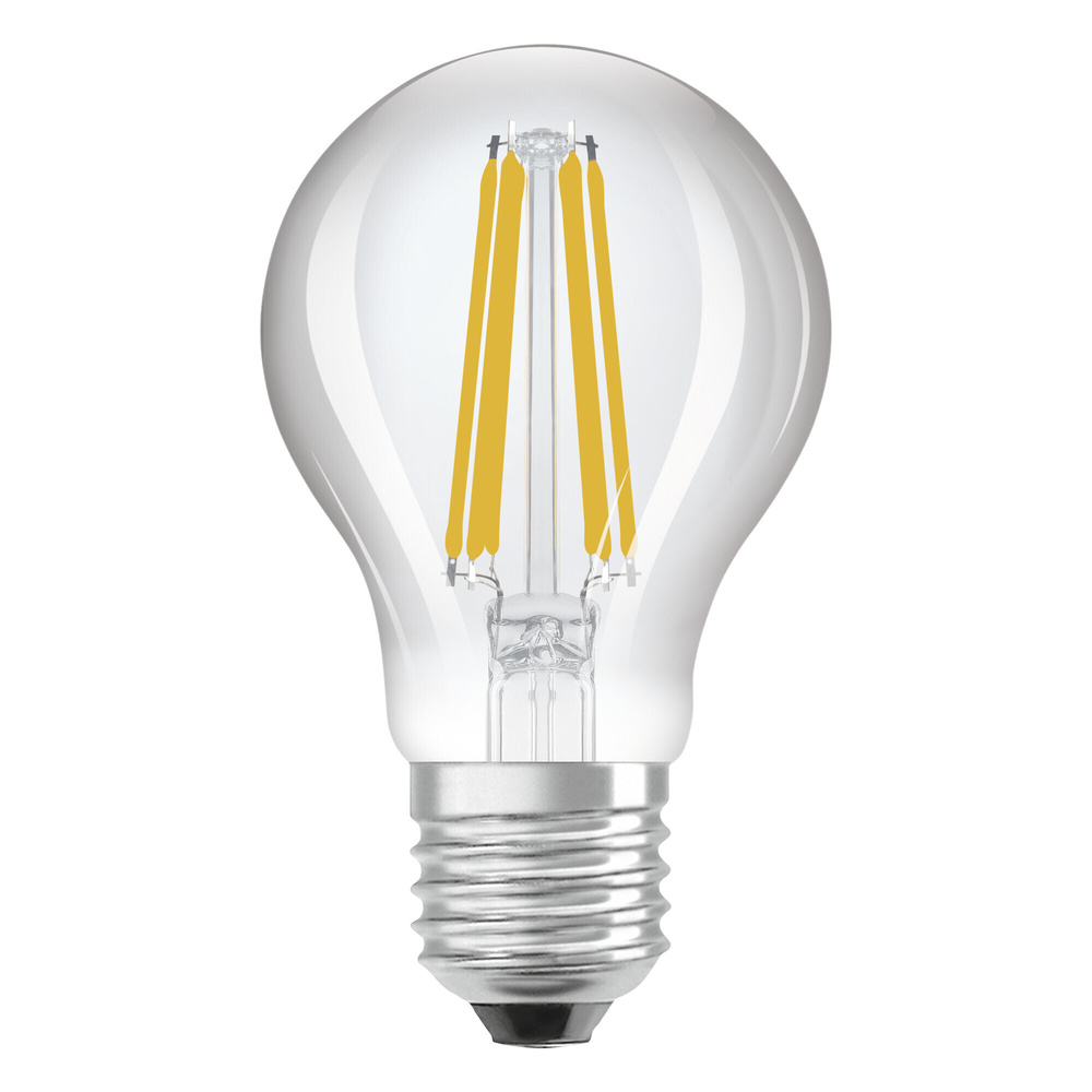 OSRAM Hocheffiziente 5-W-Filament-LED-Lampe A75, E27, 1055 lm, warmweiß, 3000 K, 210 lm/W, EEK A