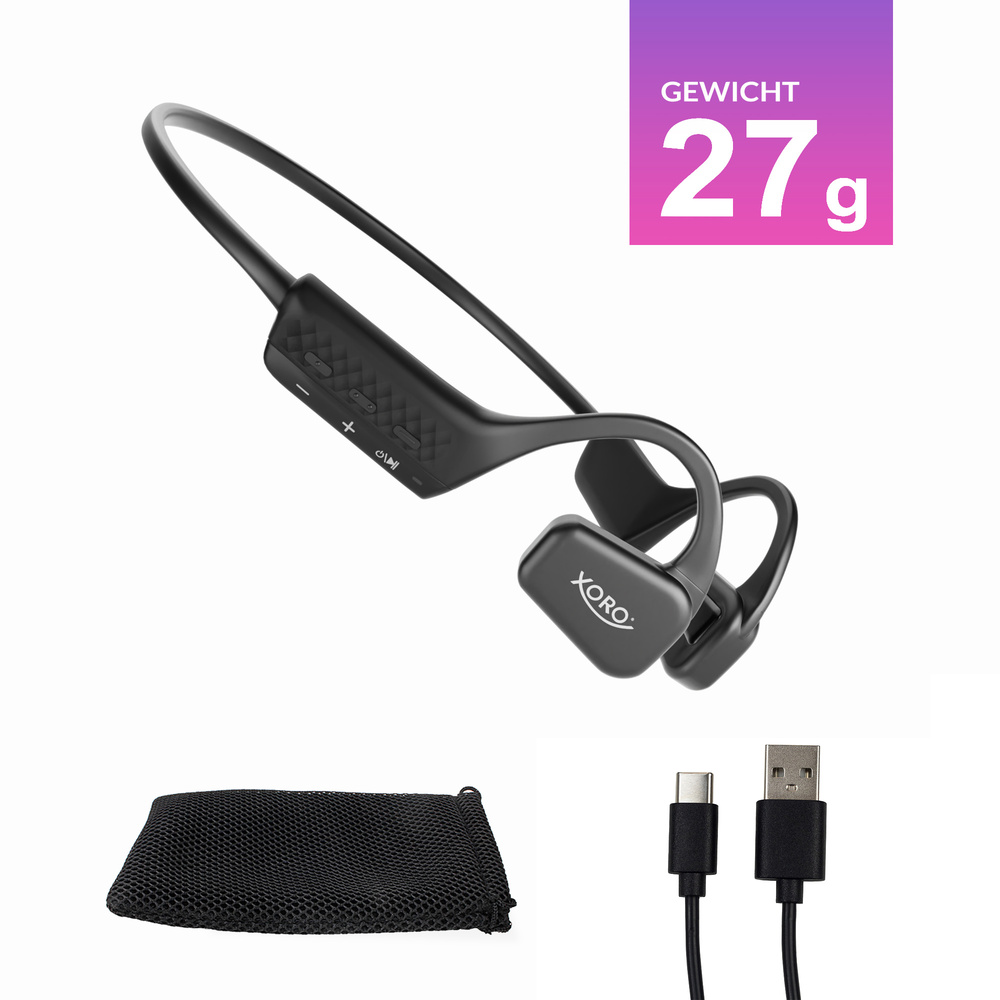 XORO Open-Ear-Kopfhörer KHB 35, Richtschall, Bluetooth 5.2, integriertes Mikrofon