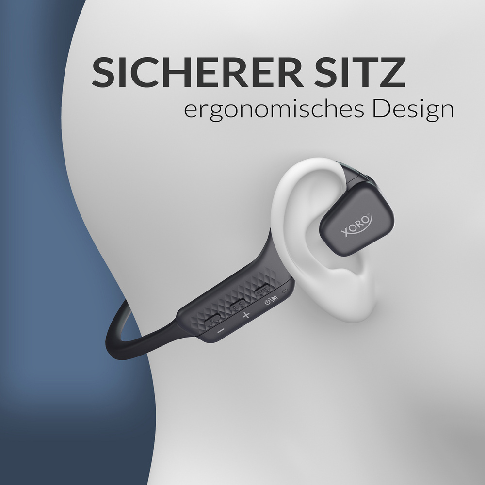 XORO Open-Ear-Kopfhörer KHB 35, Richtschall, Bluetooth 5.2, integriertes Mikrofon