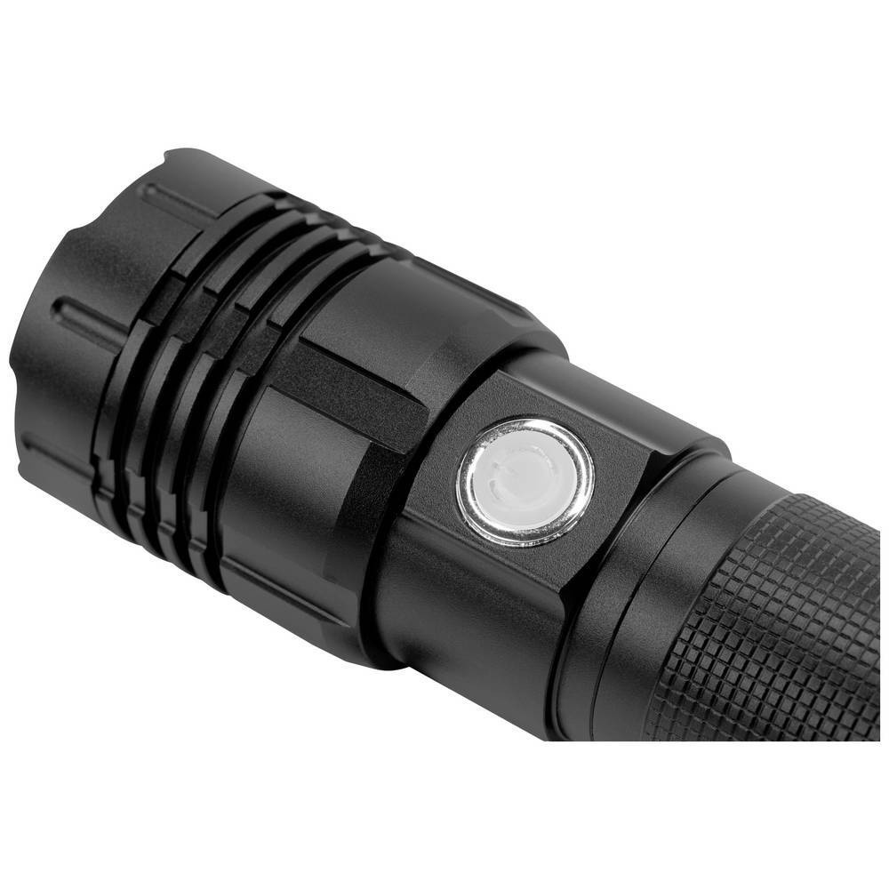 Ansmann LED-Metalltaschenlampe PRO 3000R, 3200 lm, 213 m Leuchtweite, IP67