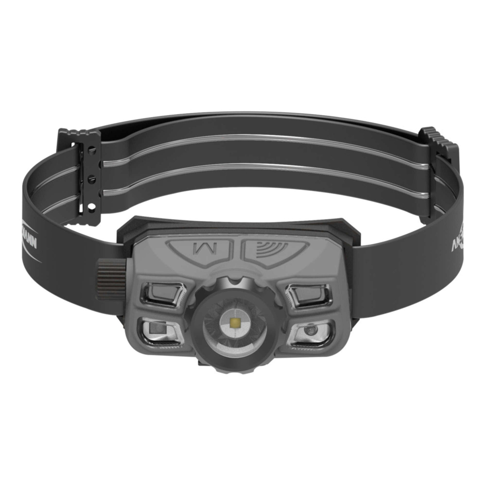 Ansmann LED-Stirnleuchte HD450FRS, Gestensteuerung, Stufenloses Dimmen, 450 lm, IP65