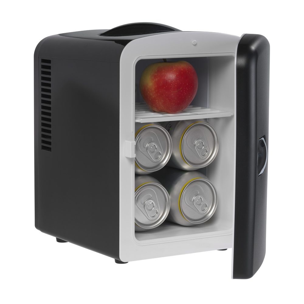 Denver Kfz-Kühlbox MFR-400, schwarz, 4 l Fassungsvermögen, UVC-LED-Innenbeleuchtung, 12-V-Anschluss