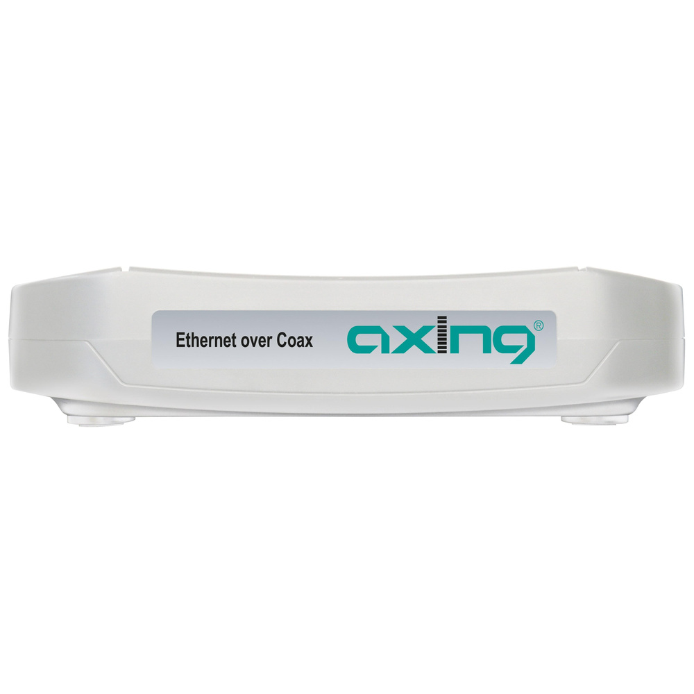 Axing Ethernet-over-Coax Netzwerk-Adapter EoC 1-32, bis 1800 MBit/s, LAN-Verteilung über Koaxkabel
