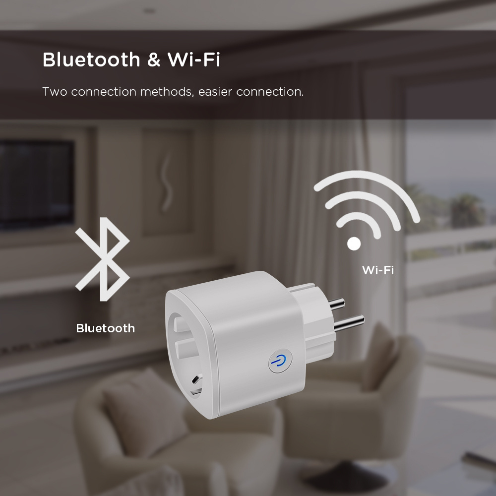 Laxihub 2er-Set smarte WiFi-Steckdose mit Energiemessung und App
