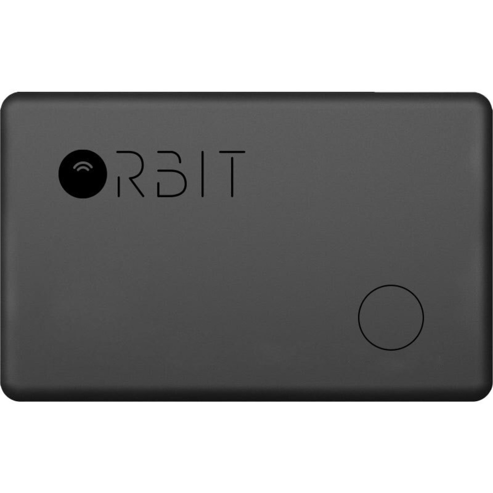 Orbit Brieftaschenfinder Card X, Bluetooth, kompatibel mit Apple "Wo ist?", wasserdicht, schwarz