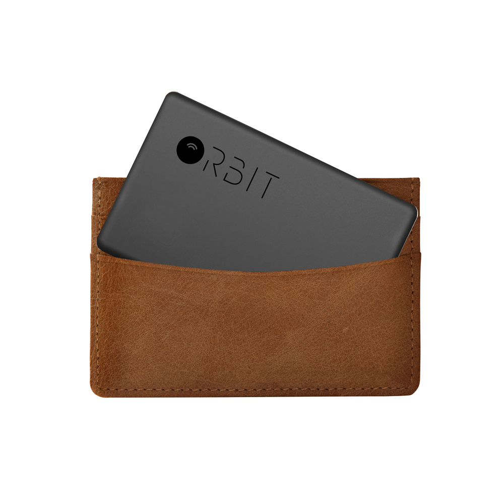 Orbit Brieftaschenfinder Card X, Bluetooth, kompatibel mit Apple "Wo ist?", wasserdicht, schwarz